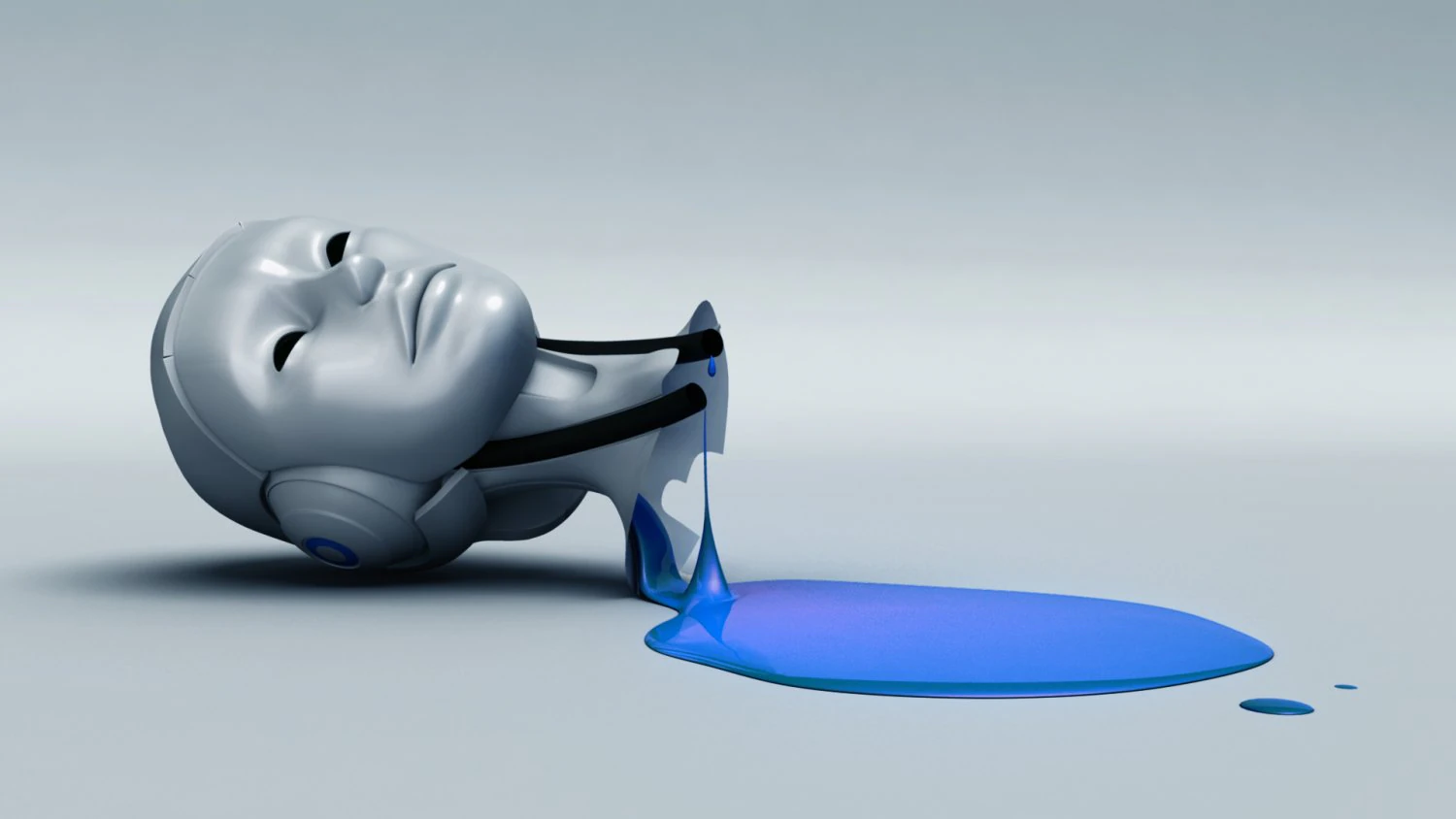 sci-fi femal robot head 3D Model .c4d .max .obj .3ds .fbx .stl .blend 
