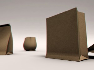 paper bag rig 3D Модель
