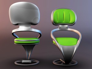 chair pack 3D Модель