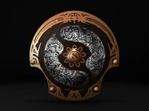 Tarcza mistrzowska Dota 2 Model 3D