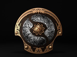 dota 2 championship shield Modelo 3D