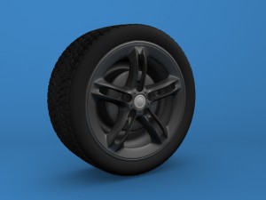 car tyre 3D Model