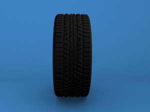 car tyre 3D Model