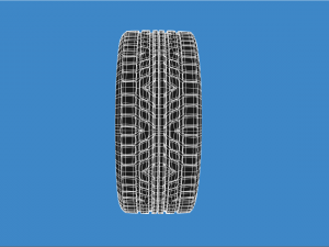 car tyre 3D Model