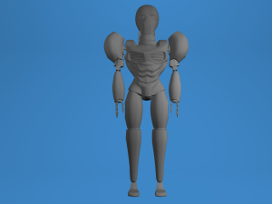sci-fi robot 3D Model