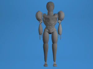 sci-fi robot 3D Model