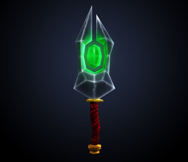 dagger 3D Model .c4d .max .obj .3ds .fbx .stl .blend 