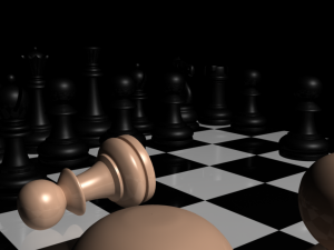 chess pieces 3D Model