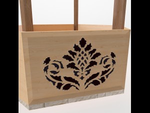 garden arbor 3D मॉडल