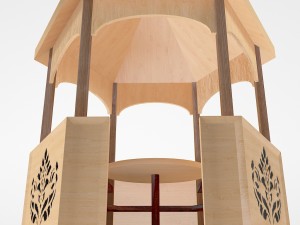 garden arbor 3D मॉडल