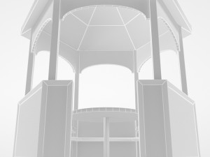 garden arbor 3D मॉडल