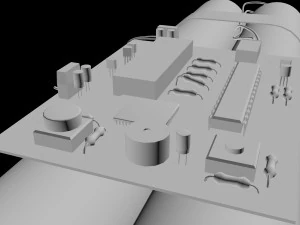 dynamite with an electronic dial 3D Model