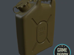 군용 연료 캔 20l-5gal 3D 모델