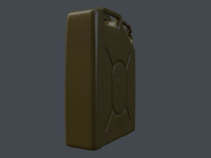 military fuel can 20l-5gal 3D Model