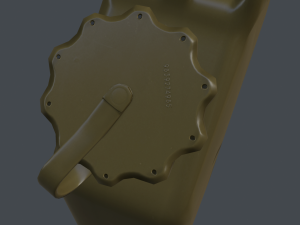 military fuel can 20l-5gal Modelo 3D