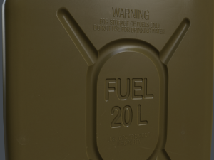 military fuel can 20l-5gal Modelo 3D