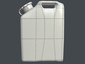 military fuel can 20l-5gal Modelo 3D