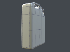 military fuel can 20l-5gal Modelo 3D
