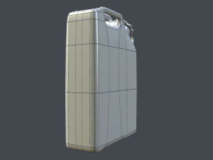 military fuel can 20l-5gal 3D Model