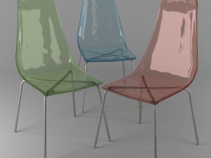color chair 3D Модель
