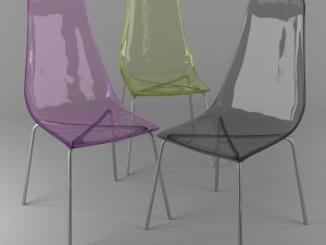 color chair 3D Модель