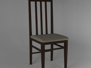 cadeira de madeira Modelo 3D