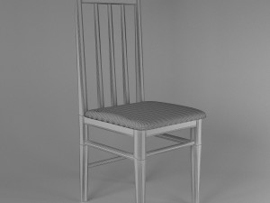 wooden chair Modèle 3D