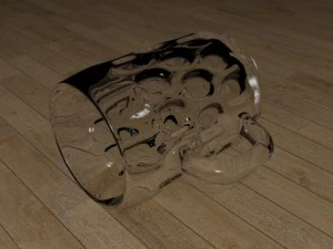 glass beer mug unique 3D Model