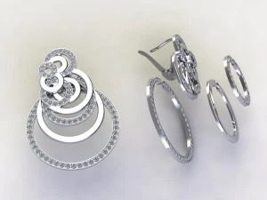 kolczykdegrisogono Model 3D