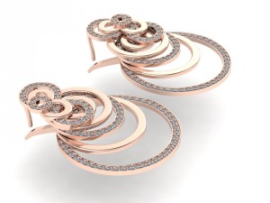 earringdegrisogono 3D Model