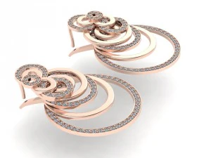 earringdegrisogono 3D Model
