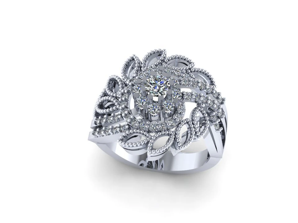ring 3D Print Model .c4d .max .obj .3ds .fbx .stl .blend