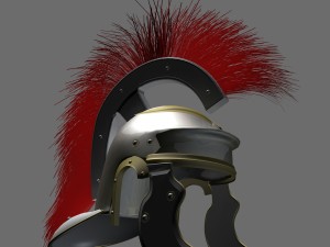 imperial roman centurion guard helmet 3D Model