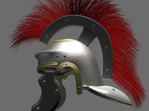 imperial roman centurion guard helmet Modello 3D