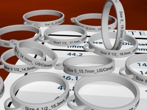 22 measure rings for jewellers 3D Принт Модель