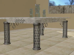 tavolino moderno Modello 3D