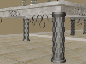 modern coffee table Modelo 3D