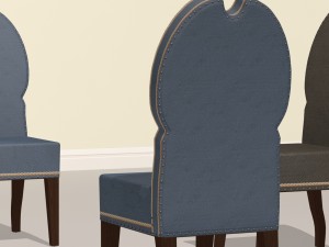dining room set available in 4 colours 3D Model