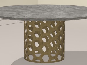 dining room set available in 4 colours 3D Model
