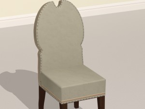 dining room set available in 4 colours 3D Model