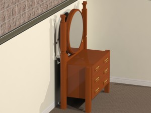 dressing table Modèle 3D