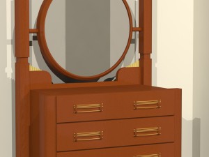 dressing table Modèle 3D