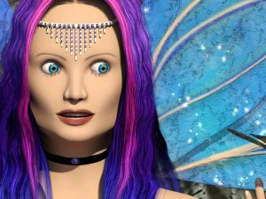 una favola viola Modello 3D