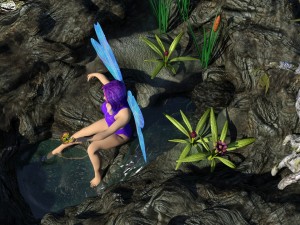 a purple fairys tale 3D 模型