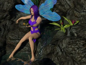 a purple fairys tale 3D Model