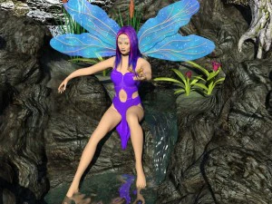a purple fairys tale 3D Model