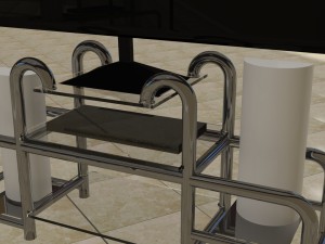 home entertainment system with stand Modèle 3D