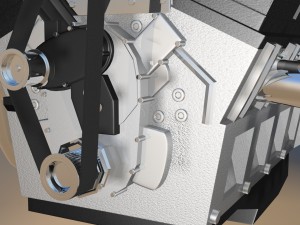 custom build v8 engine 3D मॉडल