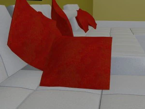 zona giorno contemporanea Modello 3D