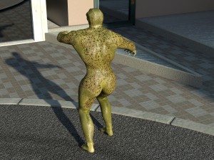 humanoid monster Model 3D